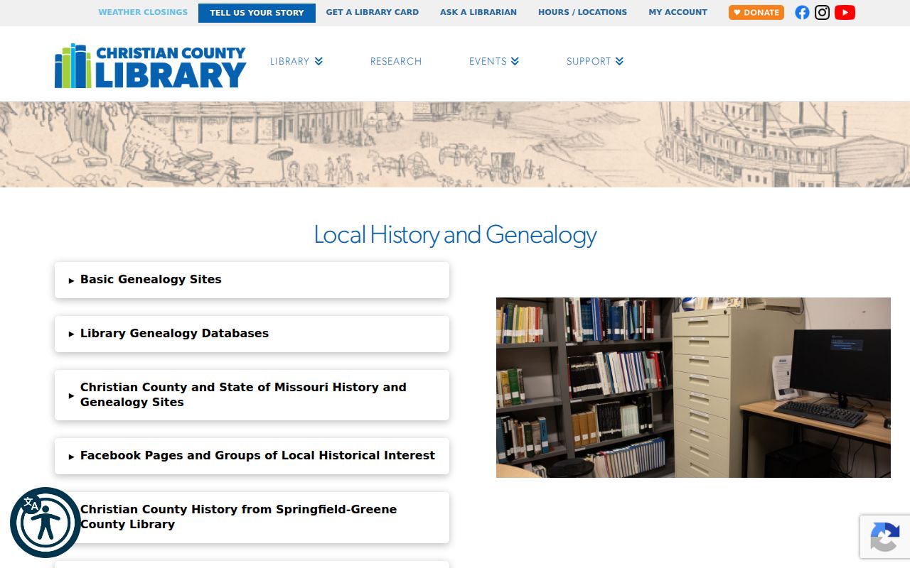 Ozark city directory research at the Christian County Library